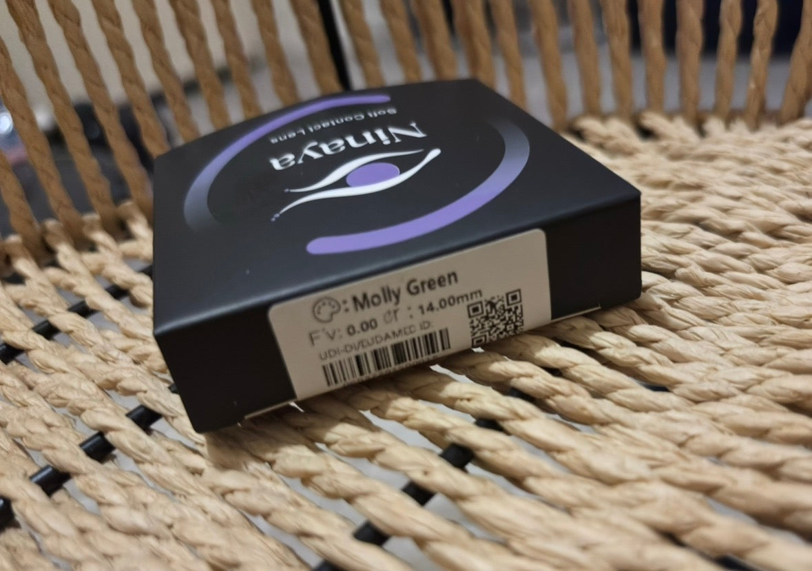 Lentille cosmétique annuel Molly Green