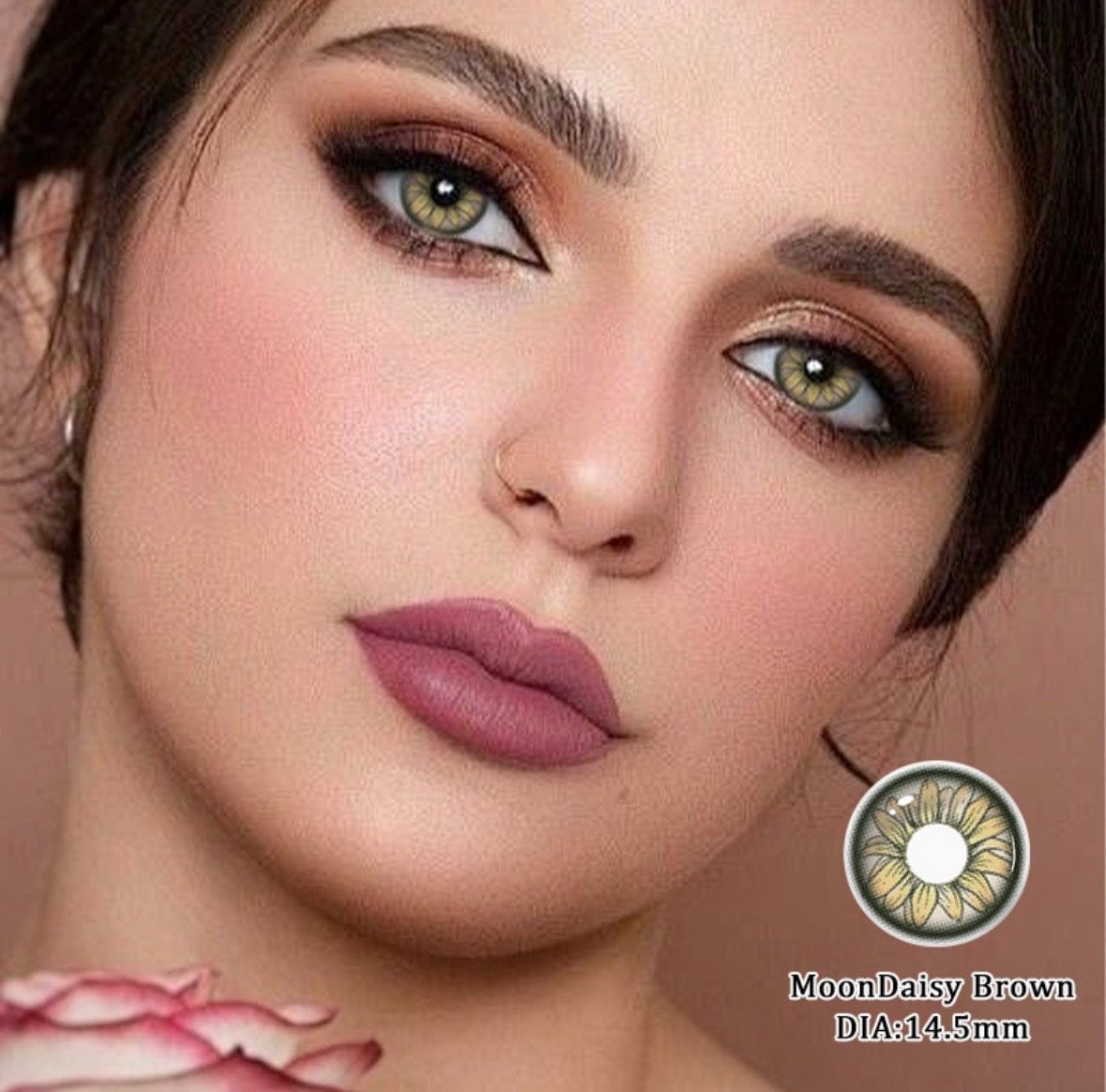 Lentille Cosplay Annuel MoonDaisy Brown 🌼