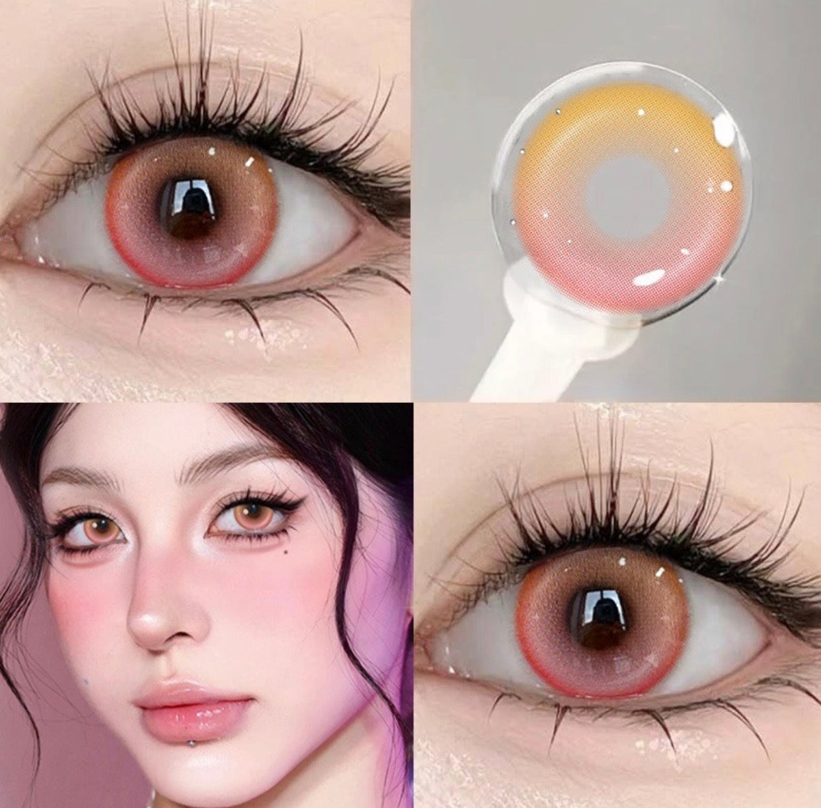 Strawberry Orange - Lentille Cosplay Annuel