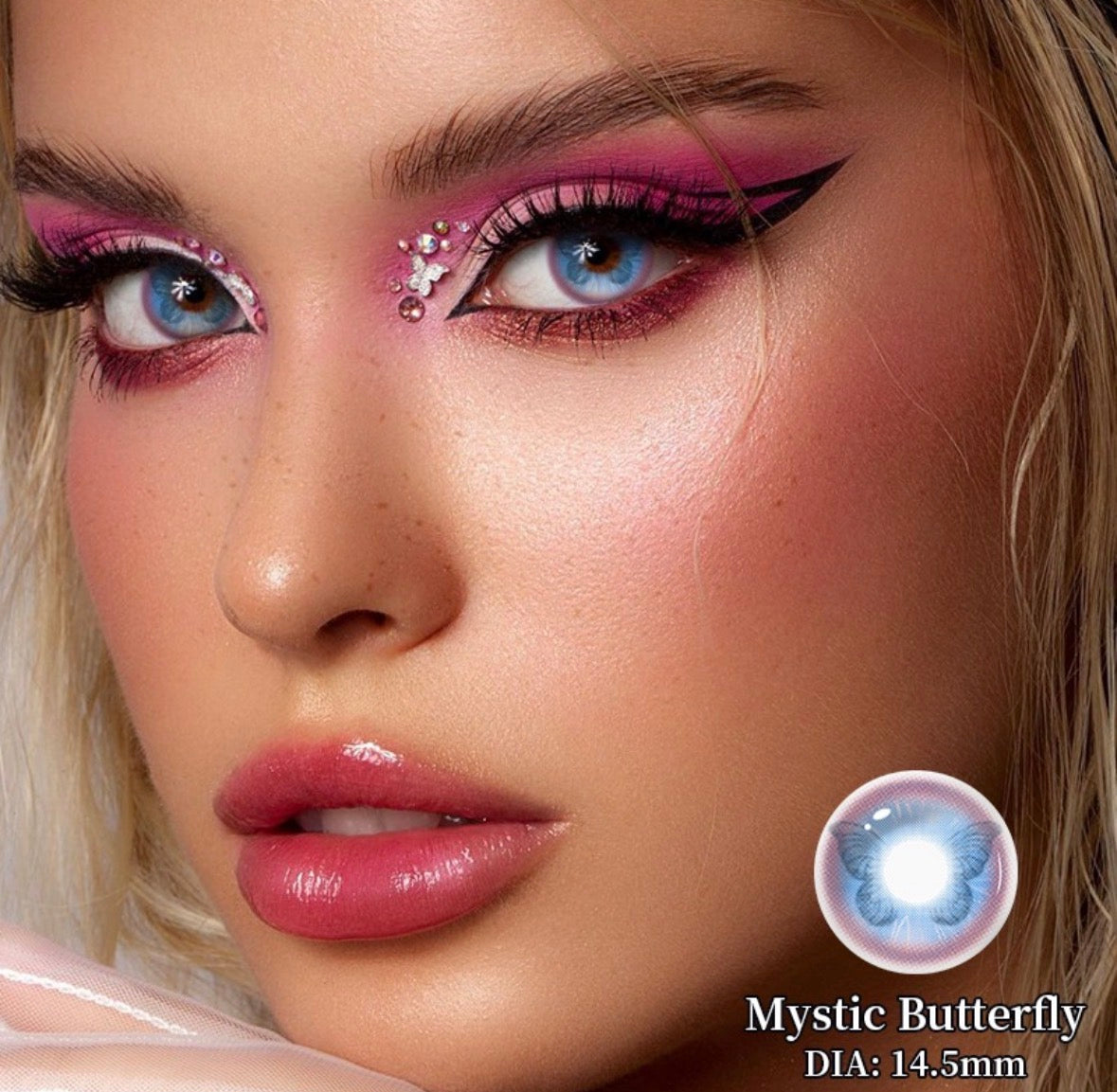 Mystic Butterfly - Lentille Cosplay Annuel Spring Diary Blue
