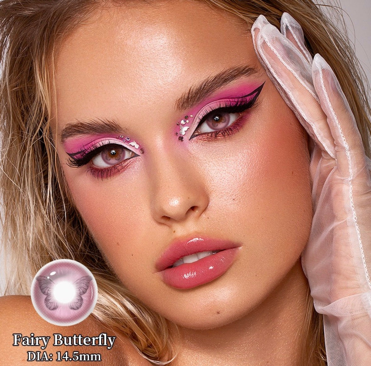 Spring Butterfly - Lentille Cosplay Annuel Spring Diary Pink