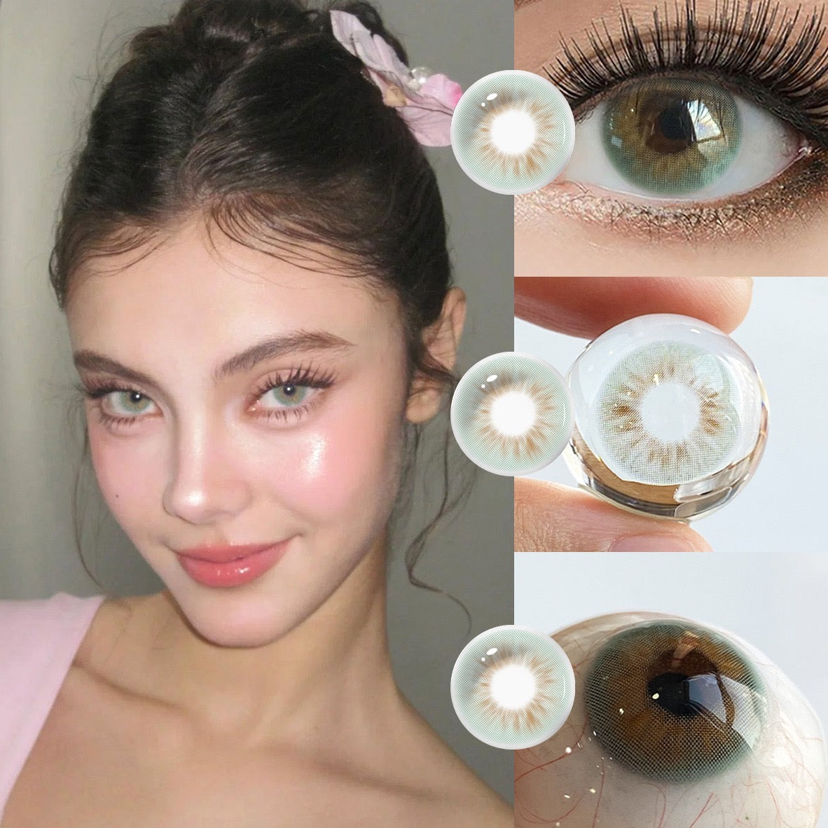 Lentille cosmétique annuel Molly Green